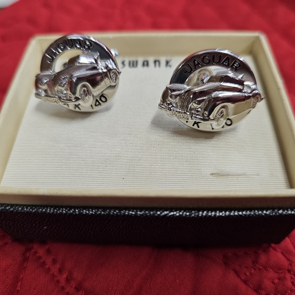 Swank Cufflinks Jaguar XK 140 - Picture 2 of 5